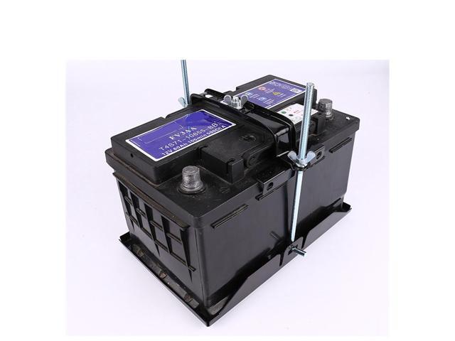 Acaigel Car Battery Tray Holder + Adjustable Hold Down Clamp Rod Bracket Kit USA Stock