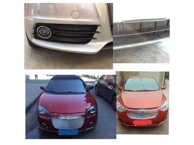 Paiying 40' x 13' Black Aluminium Car Bumper Modified Grille Grill Rhombus Mesh US Stock