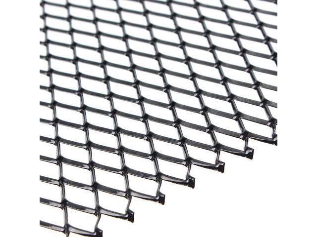 Paiying Black Aluminum Mesh Grille Cover Car Bumper Fender Hood Vent 47'x15.8'