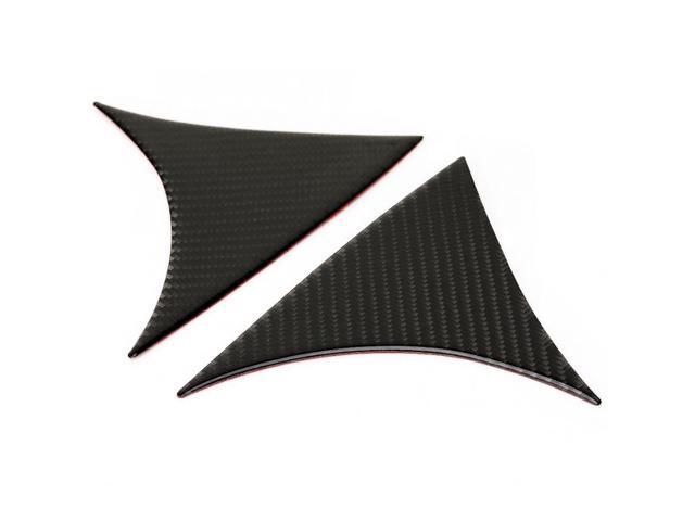 Acaigel 2PC Carbon Fiber Rear Window Spoiler Side Wing Cover For Mazda 3 Axela 2014-2018