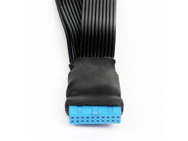12cm 19-pin to USB 3.0 20-pin 1 to 2 Power Splitter Cable 18AWG for Motherboard