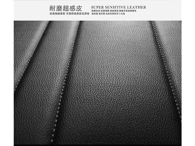 Paiying 6D PU Leather Car Seat Cover Set Full Surrounded Front+Rear Pad for BMW US Stock