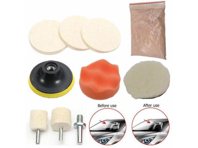 Acaigel 10Pcs Glass Scratches Polishing Kit Car Windows Repair Tool Cerium Oxide Powder