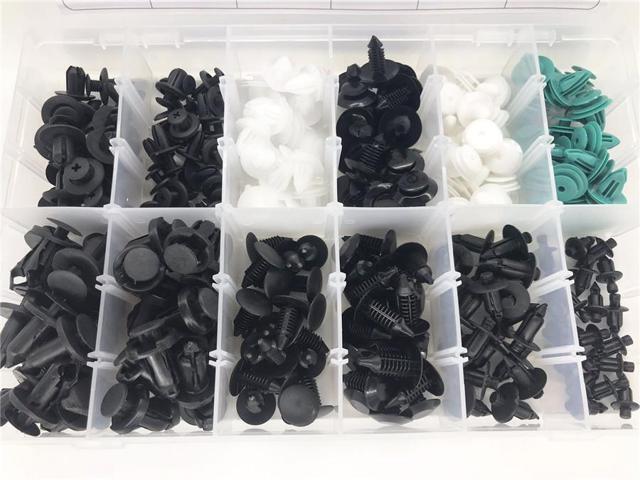 Paiying 240Pcs Mixed Car Door Bumper Panel Fender Fastener Push Rivet Retaining Clip USA