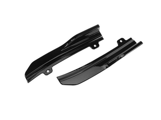 Acaigel 2PC Car Rear Side Bumper Lip Winglet Splitter Gloss Black For Honda Accord 18-19