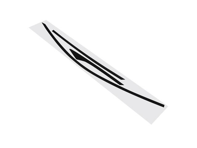 Paiying Glossy Black Door Window Upper Frame Wrap Cover Trim For Honda Accord 2018-2020
