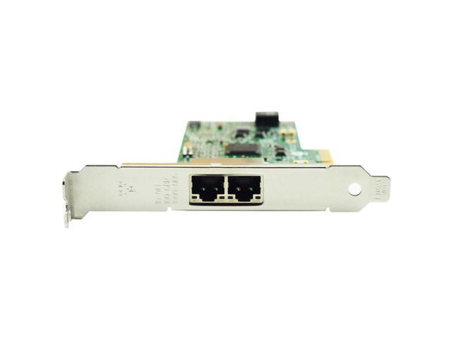 Dual Port Gigabit Ethernet Lan 10/100/1000Mbps Network Interface Card Adapter For I350-T2V2 PCI-Ex4 with 4pcs LED indicator