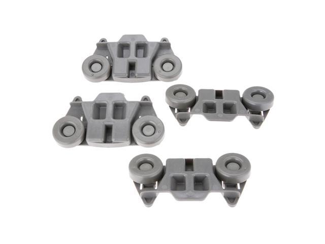 4 Pcs Replace Dishwasher Wheel Assembly W10195416 For Whirlpool Sears AP5983730, PS11722152, W10195416 W10195418 photo