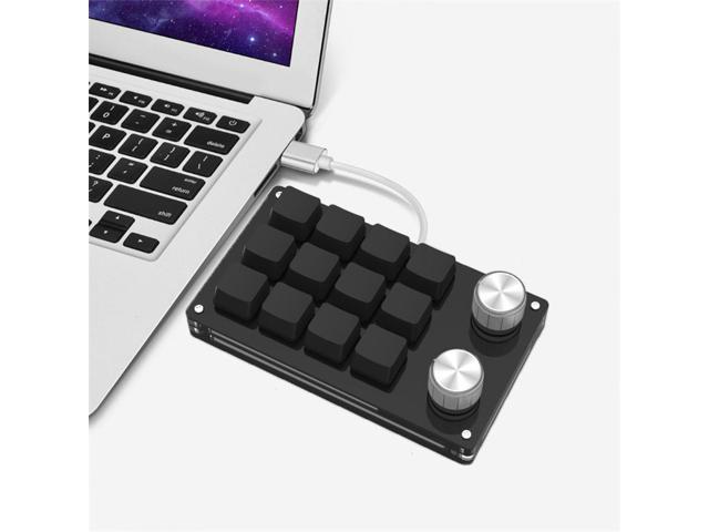 New Portable Mini 12-Key Programmable Keyboard Custom Shortcuts USB Plug & Play