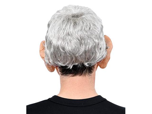 Big Ears Latex Headgear Old Man Mask Halloween Cosplay Party Realistic Full Face Cover