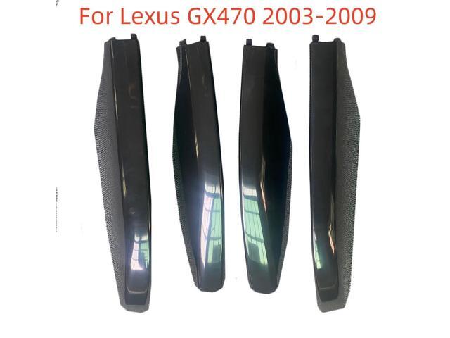 Paiying 4x Black Car Roof Rack Rail End Cover Replace Shells For Lexus GX470 2003 - 2009