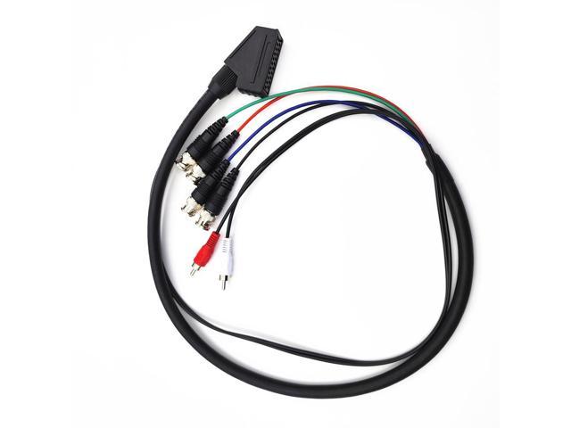 Photos - Other Jewellery Acaigel Female RGB Euro Scart to 4 BNC + Audio Cable for Sega Genesis SNES