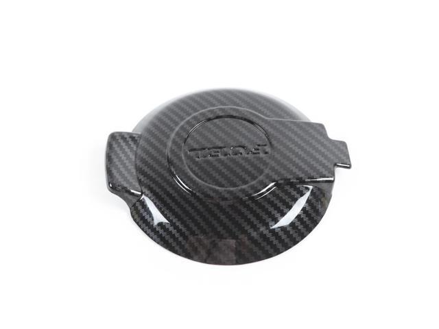 Paiying ABS Carbon Fiber Fuel Tank Cover Door Gas Filler Cap Fit For Challenger 2009+