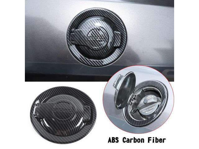 Acaigel ABS Carbon Fiber Fuel Tank Cover Door Gas Filler Cap Fit For Challenger 2009+