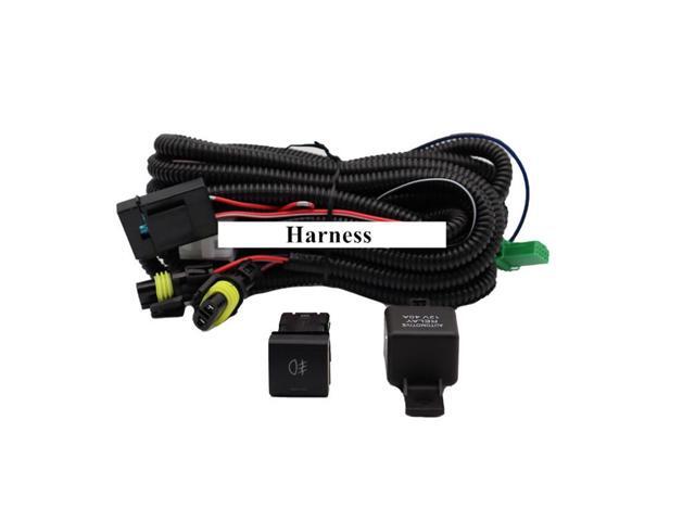 Paiying LED Fog Light Assembly For Toyota RAV4 2019-2022 Driving Lamp & Cover Wiring Kit