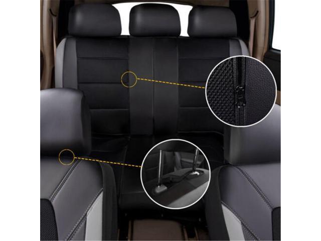 Paiying Full Set Waterproof PU Leather Diamond Lattice Styling Car Seat Covers