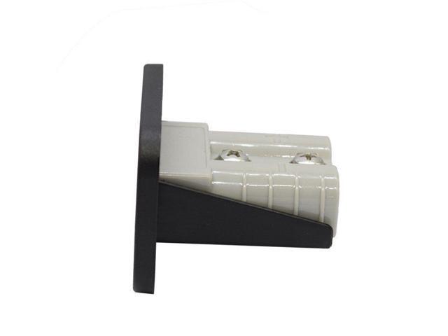 Paiying Flush Mount 50A Connector Kit Mounting Bracket Panel Cover for Caravan Boat Truck for Anderson Plug