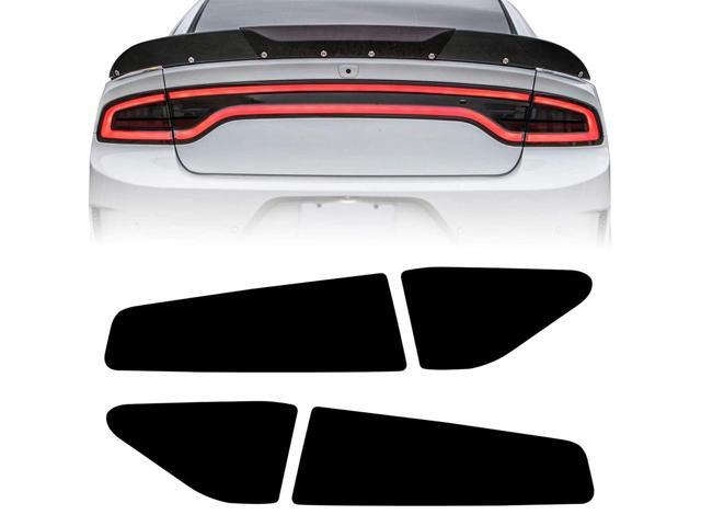 Yingshan Rear Tail Light Overlays Vinyl Tint Stickers Smoked For Dodge Charger 2015-2023