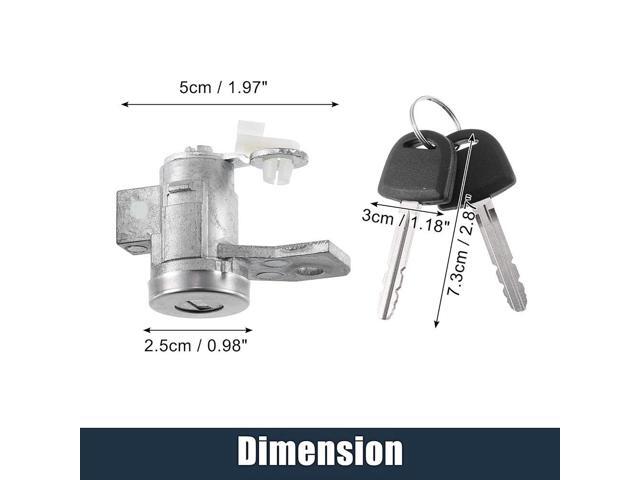 Paiying Front Door Lock Cylinder Kit for Chevrolet Colorado GMC Canyon