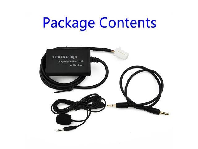 Acaigel Bluetooth-Kit Handsfree Stereo AUX Adapter Interface For-Toyota Replace Parts