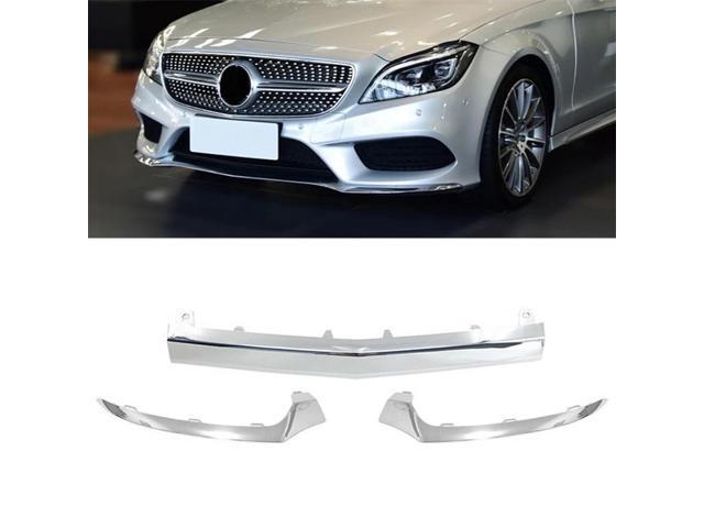 Acaigel 3Pcs Car Front Bumper Chrome Trim Cover For Mercedes-Benz Cls 400 550 63 Amg Us