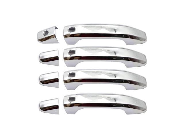Paiying 4 Set Chrome Door Handle Cover For Chevy Silverado 1500 2500HD 3500HD 2020-2021