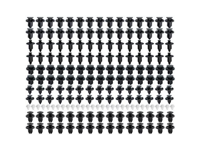 Acaigel 180x Panel Clips Bumper Fender Fastener Push Rivets Compatible for Honda Civic Accord CR-V