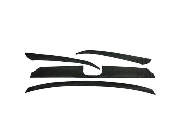 Acaigel Sedan Carbon Fiber Look Front Bumper Grille Delete Trim Sticker Compatible for Accord