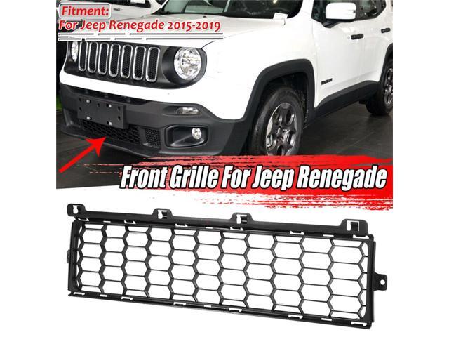 Acaigel Front Lower Bumper Grille Cover Trim Black Grill For 2015-2019 Jeep Renegade