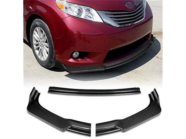 Acaigel MP-Style Carbon Look Front Bumper Body Spoiler Lip For 2011 - 2015 Toyota Sienna