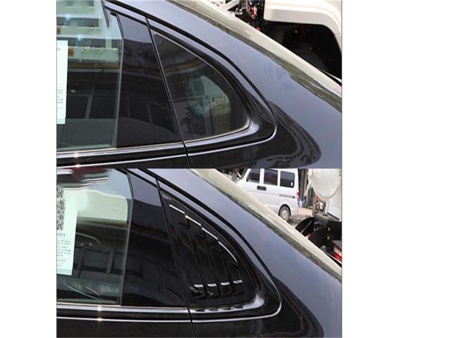 Paiying Pair ABS Black Side Window Louver Shutter Cover For Chevrolet Malibu 2016-2020