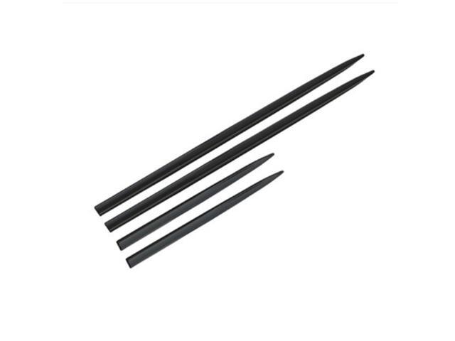 Acaigel 4Pcs Car SUV Door Cover Strip Side Skirt Body Trim Kit Glossy Black US