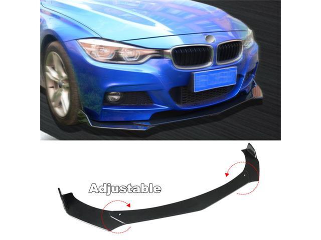Acaigel Vehicle Car Front Bumper Lip Spoiler Body Trim Kit Gloss Black USA 3x