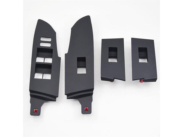 Acaigel 4Pcs/Set Car Window Switch Panel Cover Trim Lhd Fit For Toyota Corolla 2014 -2018