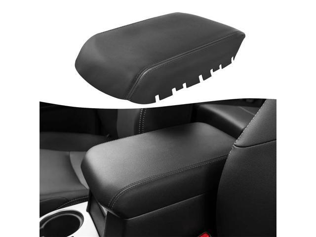 Acaigel Center Console Lid Armrest Leather Cover Trim Black For Toyota 4Runner 2010-2023