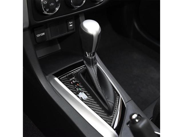 Yingshan Car Gear Shift Panel Cover Trim Carbon Fiber For Toyota Corolla Levin 2014-2018