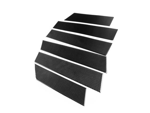 Yingshan 6Pcs Carbon Fiber Door Window B Pillar Cover Trim Sticker For Byd Seal 22-25