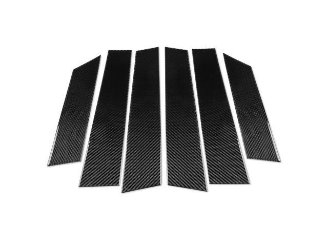 Acaigel 6Pcs Carbon Fiber Door Window B Pillar Cover Trim Sticker For Byd Seal 22-25