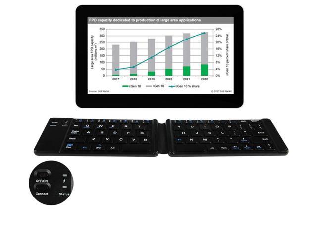 Universal Mobile Phone Folding Bluetooth Keyboard Portable Mini Wireless Keyboard