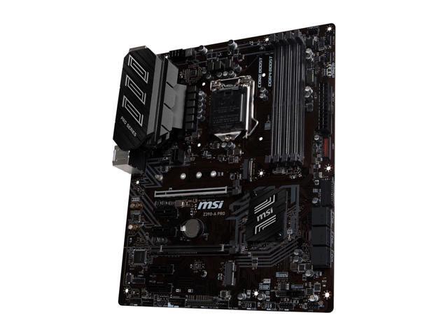 MSI PRO Z390-A PRO LGA 1151 (300 Series) Intel Z390 SATA 6Gb/s ATX Intel Motherboard (Z390-A PRO)