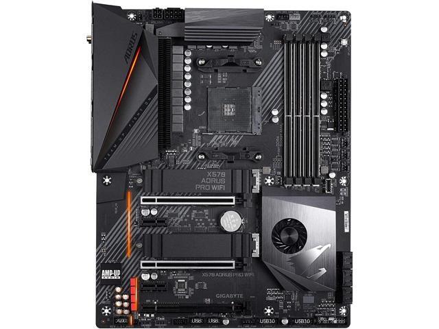 GIGABYTE X570 AORUS PRO Wi-Fi (AMD Ryzen 3000/X570/ATX/PCIe4.0/DDR4/USB3.1/Realtek ALC1220-VB/Fins-Array Heatsink/RGB Fusion 2.0/2xM.2 Thermal...