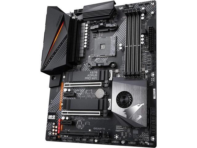 GIGABYTE X570 AORUS PRO Wi-Fi (AMD Ryzen 3000/X570/ATX/PCIe4.0/DDR4/USB3.1/Realtek ALC1220-VB/Fins-Array Heatsink/RGB Fusion 2.0/2xM.2 Thermal...