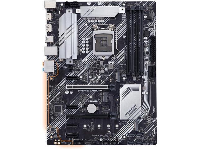 ASUS Prime Z490-P LGA 1200 (Intel 10th Gen) ATX motherboard (dual M.2, DDR4 4600, 1 Gb Ethernet, USB 3.2 Gen 2 USB Type-A, Thunderbolt 3 support,...