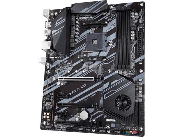 GIGABYTE X570 UD (AMD Ryzen 5000/X570/ATX/PCIe4.0/DDR4/USB3.2 Gen 1/Realtek ALC887/M.2/Realtek GbE LAN/Gaming Motherboard)