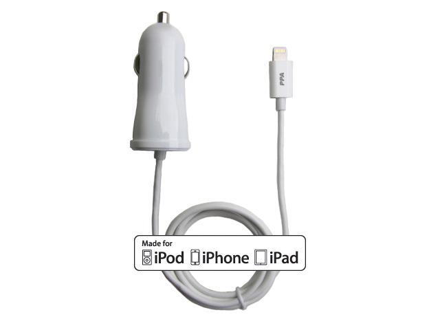 Lightning to Car Charger for iPhone, iPad, iPod - MFI Certificated