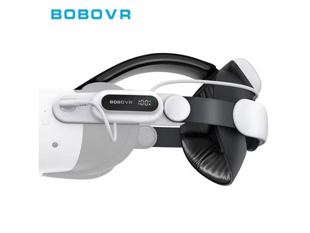 BOBOVR E3 Pro Elite Strap Accessories Compatible with Quest3/3S 10000mah Hot Swappable Fast Charging Battery and 3.5mm Audio Expansion Replacement...