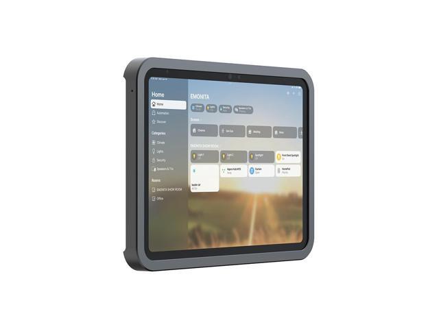 EMONITA iPad Wall Mount Frame for iPad (A16/ 10th gen) 11-Inch Full Tablet Charging Dock Station Wireless Chargers Stand