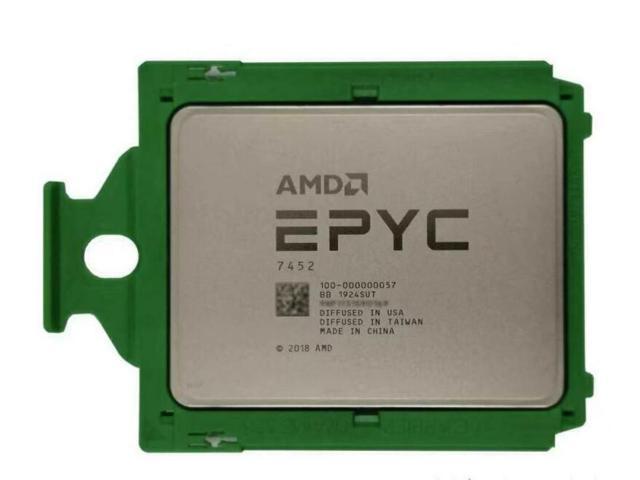 AMD EPYC 7452 Prozessoren 2.35 GHz Server CPU 32 Cores 64 Threads Up to 3.35GHz 128MB SP3 PCIe 4.0 x128 155W Platform Server Socket Count 1P/2P.