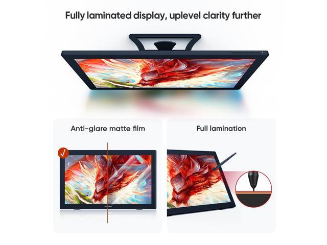 XPPen 24in Graphic Display Artist 24 FHD Drawing Tablet with Full Lamination Screen