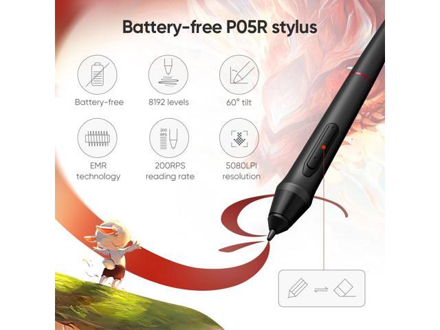 XPPen 24in Graphic Display Artist 24 FHD Drawing Tablet with Full Lamination Screen